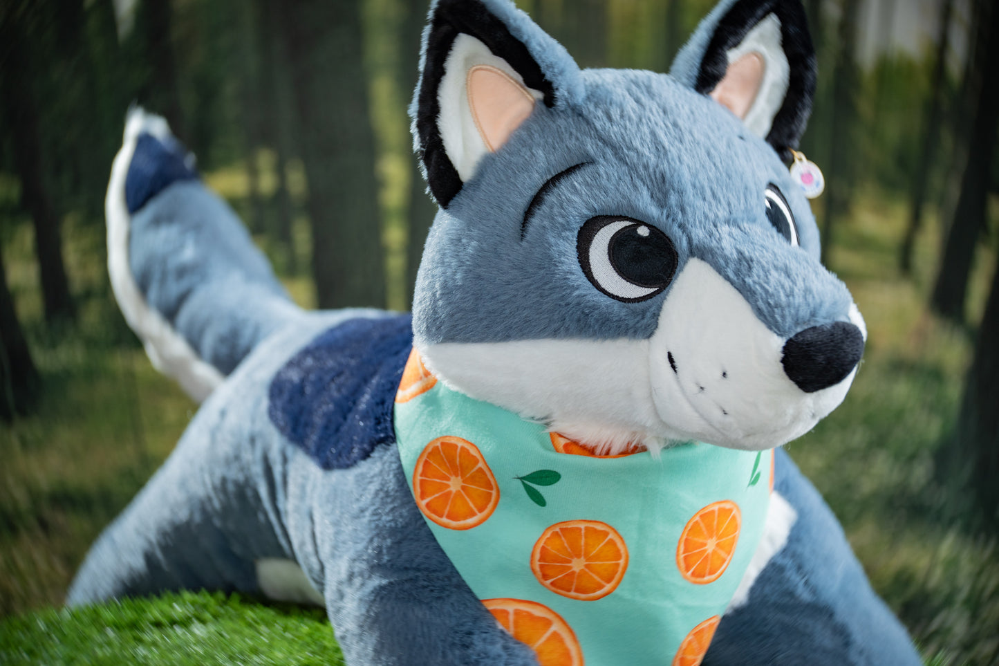 Aspen Wolf Plush - Stuffed