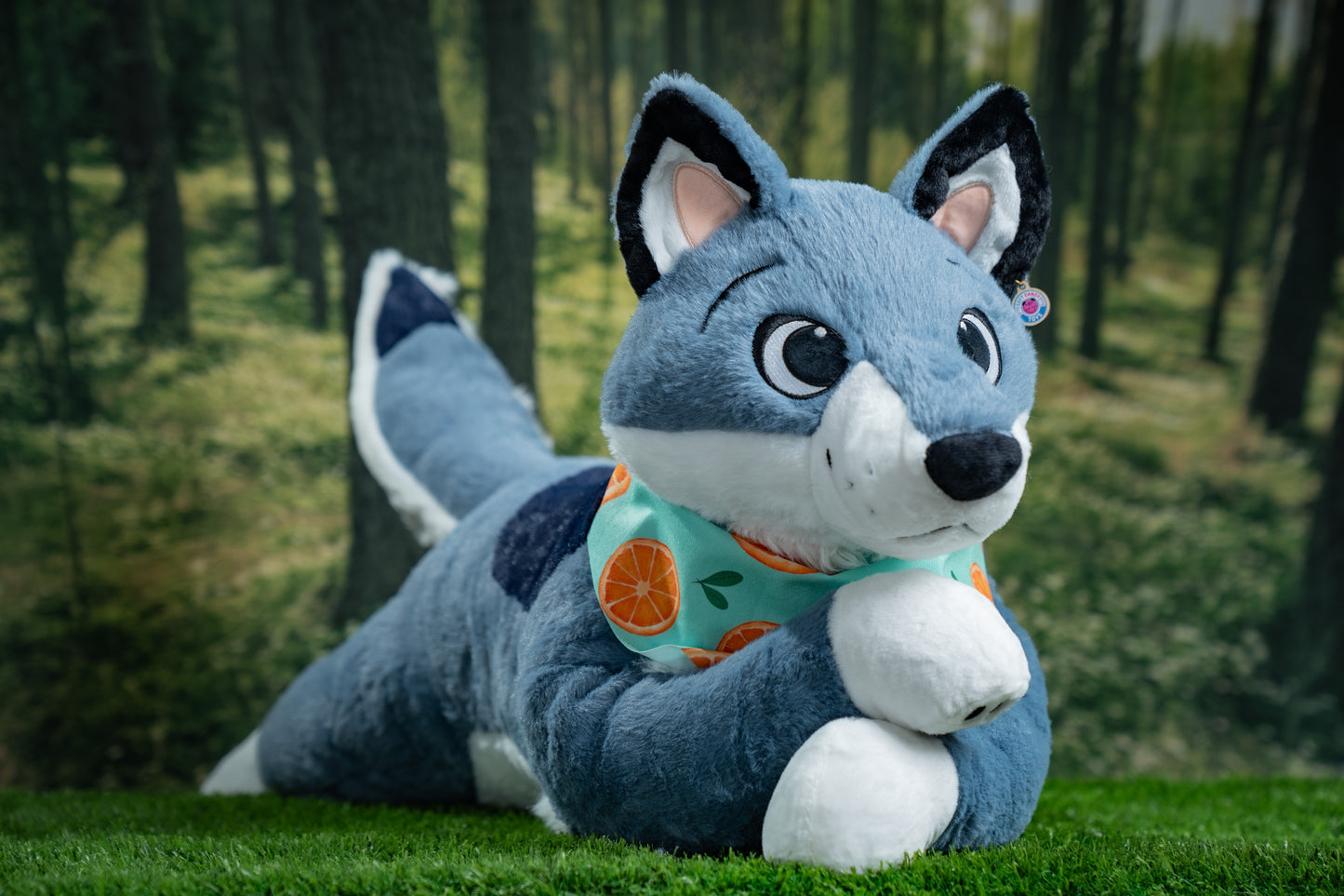 Aspen Wolf Plush - Stuffed