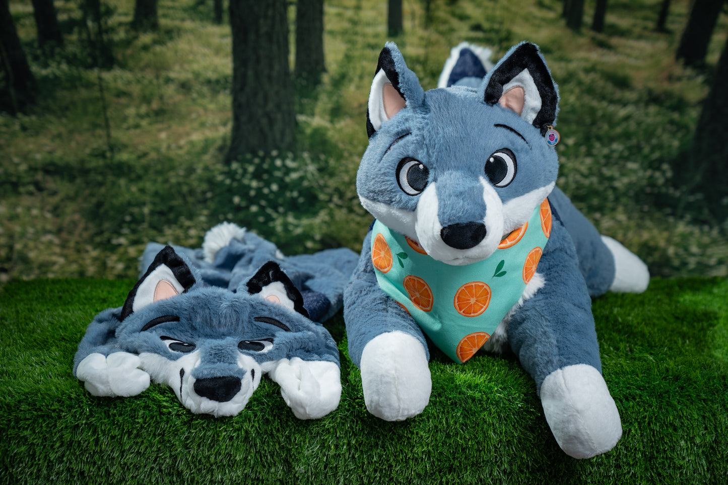 Aspen Wolf Plush - Unstuffed